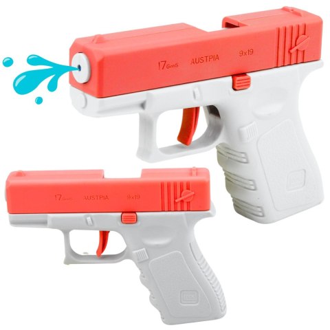 Mini Glock Pistolet Na Wodę Broń Dla Dzieci Różowy 13 cm