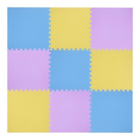 MP10 MATA PUZZLE POD SPRZĘT YELLOW-BLUE-PURPLE 9 ELEMENTÓW 10MM