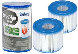 Wkład filtrujący Bestway 60311 Lay-Z-Spa 6szt.