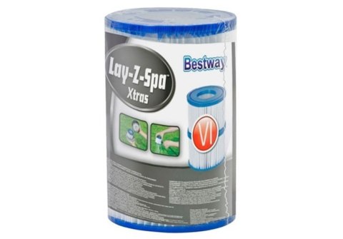 Wkład filtrujący Bestway 60311 Lay-Z-Spa 6szt.