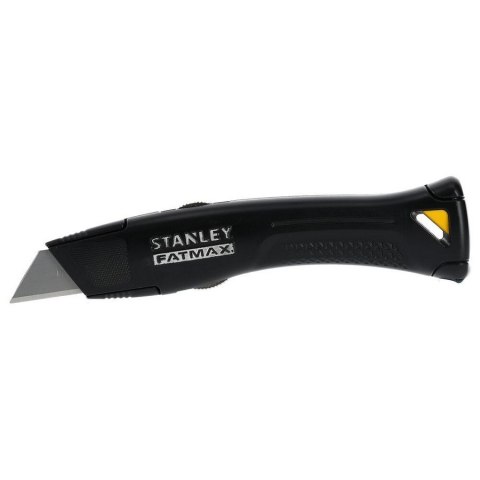 NÓŻ HEAVY DUTY OSTRZE TRAPEZ STAŁE METALOWY CZARNY