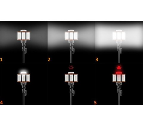 LAMPA AKUMULATOROWA NA STATYWIE 5000LM + ŁADOWARKA