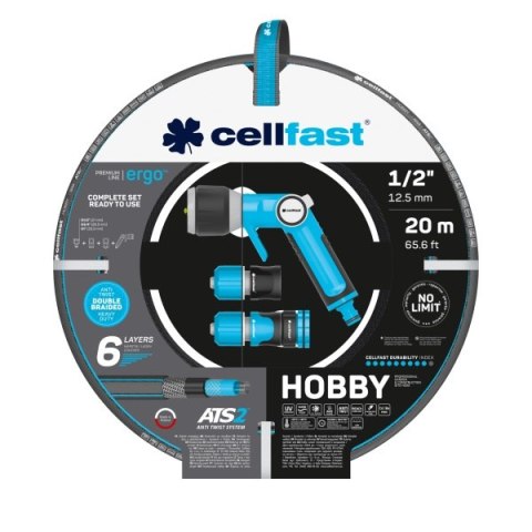 ZESTAW ZRASZAJĄCY HOBBY 1/2'' 20M ENERGO