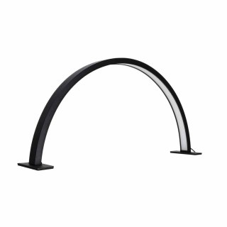 Lampa kosmetyczna LED bezcieniowa biurkowa do manicure paznokci łuk czarna
