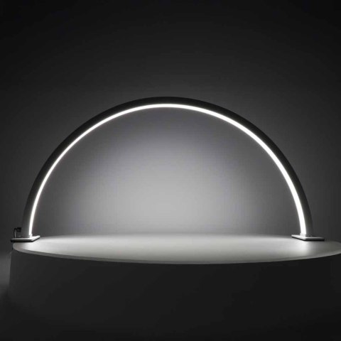 Lampa kosmetyczna LED bezcieniowa biurkowa do manicure paznokci łuk czarna