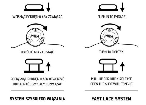 PÓŁBUTY ROBOCZE S1 SR FO, WIĄZANIE Z POKRĘTŁEM, ROZMIAR 47