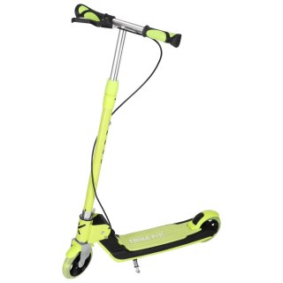 Hulajnoga dla dzieci TRIKE FIX dwukołowa LED składana podwójne hamulce neon zielony