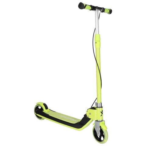 Hulajnoga dla dzieci TRIKE FIX dwukołowa LED składana podwójne hamulce neon zielony