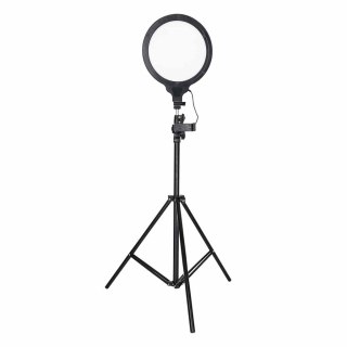 Lampa pierścieniowa do selfie LED na statywie