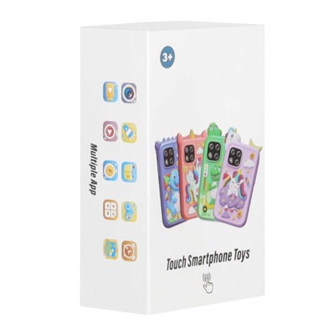 Telefon smartfon dla dzieci aparat kamera karta 8GB różowy jednorożec