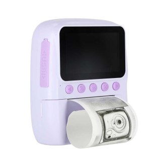 Aparat fotograficzny cyfrowy natychmiastowy 16x wkłady mazaki fioletowy 8GB