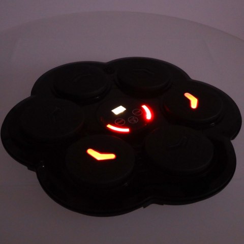 Tarcza bokserska treningowa na ścianę trenażer muzyka LED USB rękawice