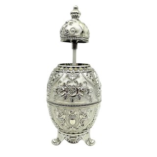 Jajo Fabergé Srebrne Otwierane - SRWS