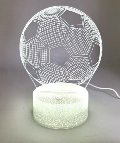 Lampka nocna Piłka - Prezent dla Piłkarza Gadżet - 3 kolory - P107