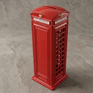 Skarbonka Figurka Dekoracyjna - Budka Telefoniczna - BT