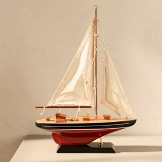 Drewniany Model Jachtu Żaglowego - F1705