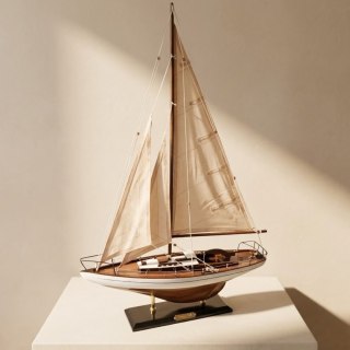 Model Jachtu Żaglowego - dekoracja marynistyczna 66 cm - 50445