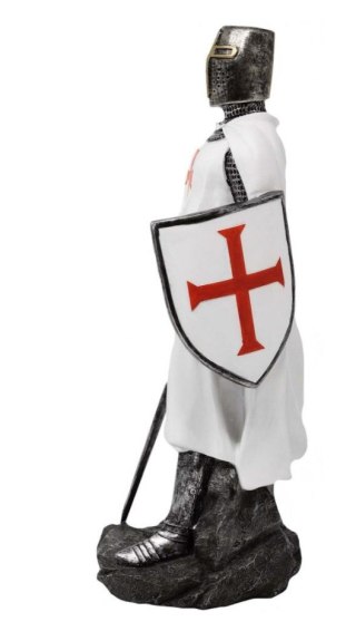 Rycerz Templariusz - Figurka dekoracyjna 30cm - MC-23077