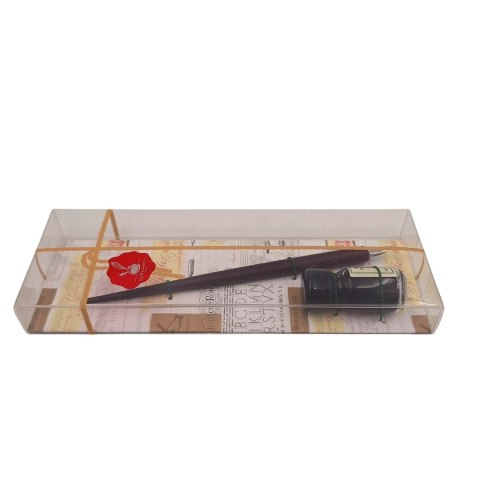 Zestaw do kaligrafii - Pióro ze stalówką + tusz - 708
