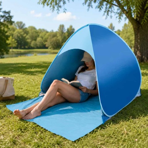 Namiot plażowy parawan samorozkładający na plażę ogród ogrodowy POPUP ochronny UV XXL