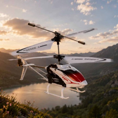 Helikopter zdalnie sterowany na pilota RC SYMA S5 3CH biały