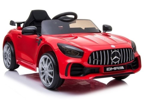 Auto na Akumulator Mercedes GTR Dla Dzieci Światła LED MP3 Czerwony