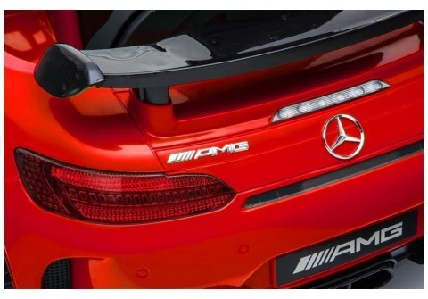 Auto na Akumulator Mercedes GTR Dla Dzieci Światła LED MP3 Czerwony