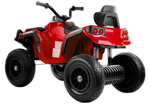 Quad na Akumulator BDM0906 Pompowane Koła Światła LED MP3 Czerwony
