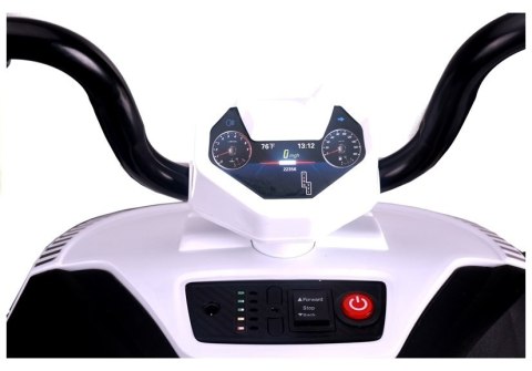 Quad na Akumulator S601 Pojazd Terenowy Dla Dzieci Światła LED Biały