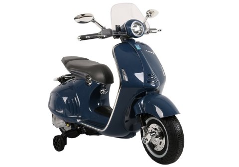 Skuter na Akumulator Vespa GTS 300 Mini Dla Dzieci Światło LED Niebieski