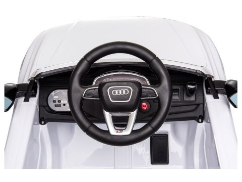 Samochód na akumulator Audi RS Q8 Światła LED MP3 Pilot Biały