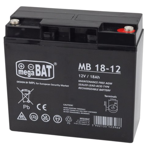 Akumulator Żelowy Mega Bat Do Auta Na Akumulator 12V18Ah