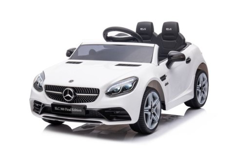 Auto Na Akumulator Mercedes SLC 300 Światła LED MP3 Pilot Biały