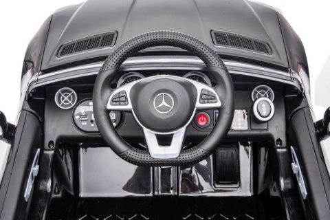 Auto Na Akumulator Mercedes SLC 300 Światła LED MP3 Pilot Biały