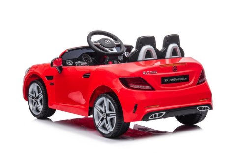 Auto Na Akumulator Mercedes SLC 300 Światła LED MP3 Pilot Czerwony