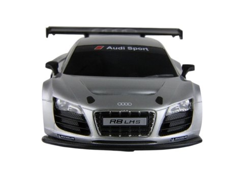 Auto R/C Zdalnie Sterowane Sportowe AUDI R8 LMS Srebrne 1:24