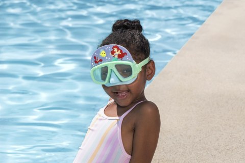 Okulary Do Pływania Miętowe Mała Syrenka Disney Bestway 9103D