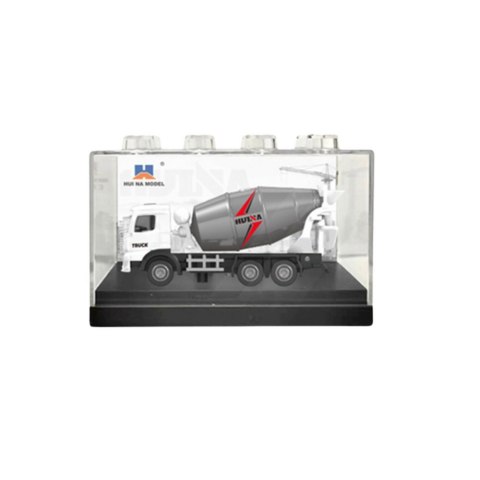 Betoniarka Metalowa Model Kolekcjonerski Huina Biała 1:80