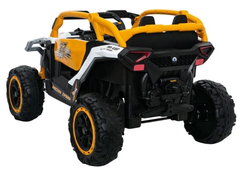 Pojazd na akumulator M3 Żółto-Biały 4x4