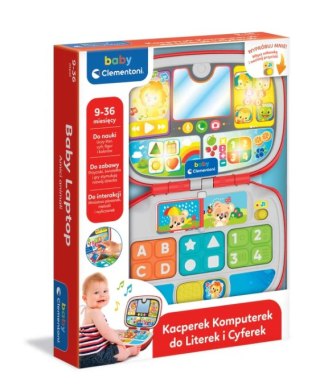 Interaktywny Laptop Komputerek Kacperek do Literek i Cyferek Język Polski Clementoni 50716