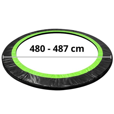 Osłona Sprężyn Do Trampoliny LEAN SPRING PAD Czarna 480-487 CM 16FT