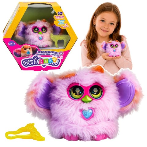 Zwierzak Interaktywny Stworek Genie Pets Światła Dźwięk Zawieszka Fioletowy