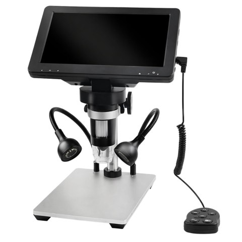 Mikroskop Edukacyjny Cyfrowy Pilot Przewodowy 1200X LCD 7 CALI HD Kamera