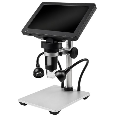 Mikroskop Edukacyjny Cyfrowy Pilot Przewodowy 1200X LCD 7 CALI HD Kamera