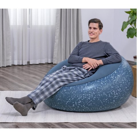 Fotel Dmuchany Siedzisko Niebieski Inflate A Chair Bestway 75154