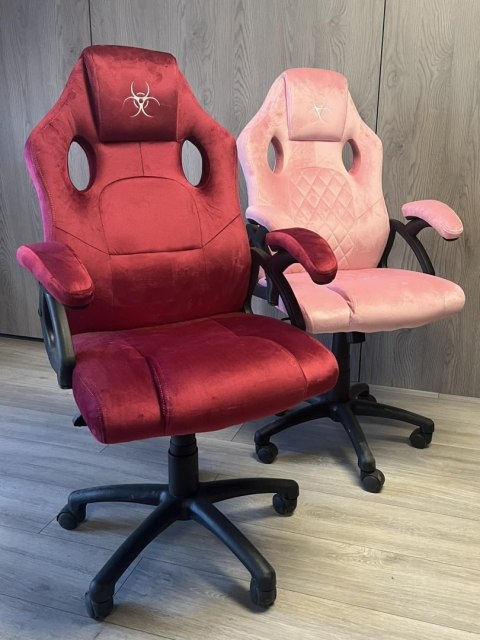 Fotel obrotowy do biurka CARRERA M ALCANTARA BURGUNDY