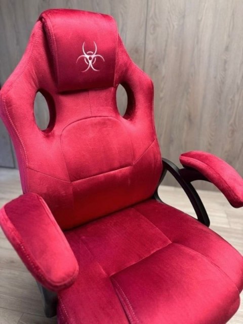 Fotel obrotowy do biurka CARRERA M ALCANTARA BURGUNDY