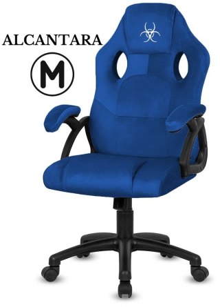 .Fotel obrotowy do biurka CARRERA M ALCANTARA DARK BLUE