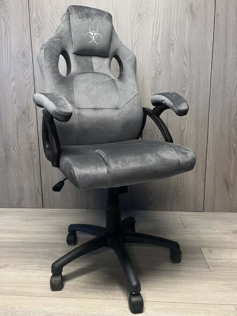 Fotel obrotowy do biurka CARRERA M ALCANTARA GREY NEW