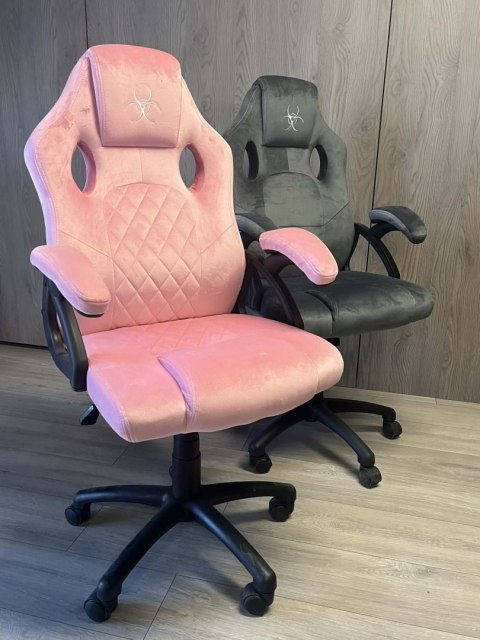 Fotel obrotowy do biurka CARRERA M ALCANTARA GREY NEW